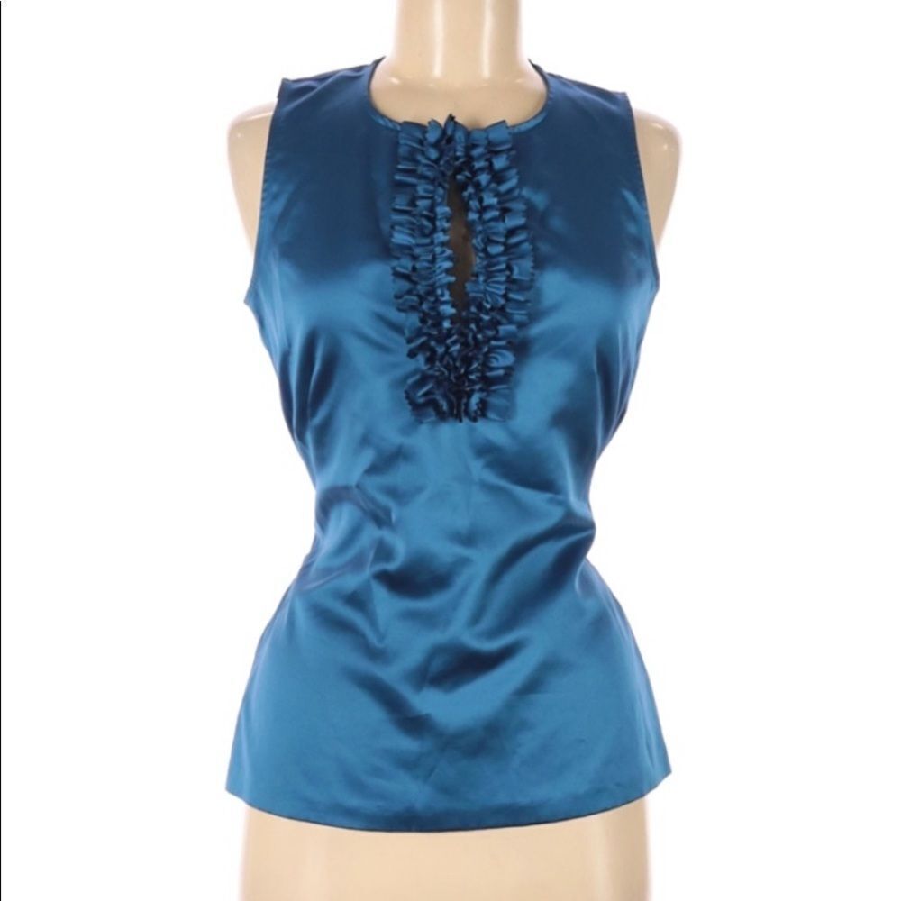 Ted Baker London Sz 6 Satiny Top EUC
